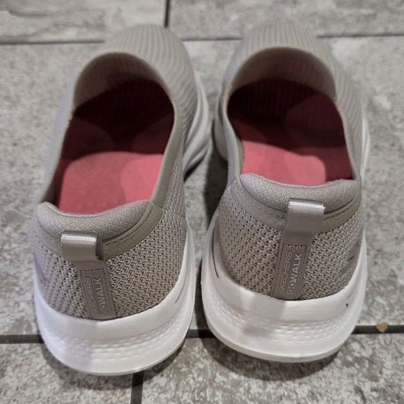 Skechers Women's Taupe Slip-On Sneakers - Picture 3 of 6